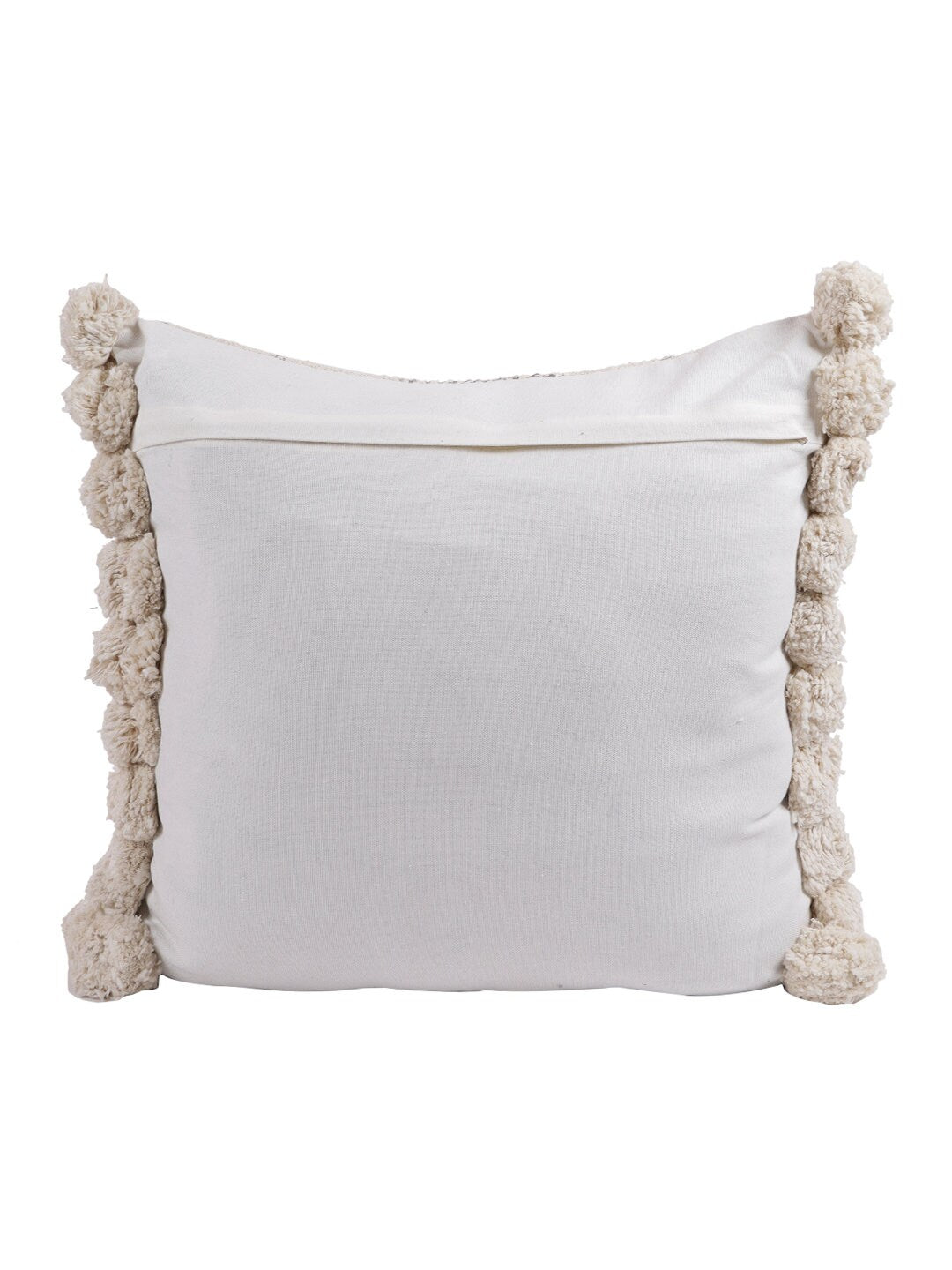 Embroidered Cotton Pillow Cover Set: Boho Farmhouse Throw Pillows