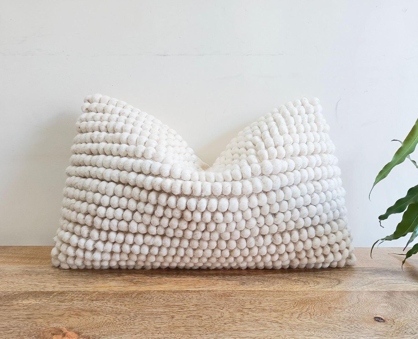 Handwoven Boho Pillow Cover Set: Textured Cotton, 20x20 & 12x20