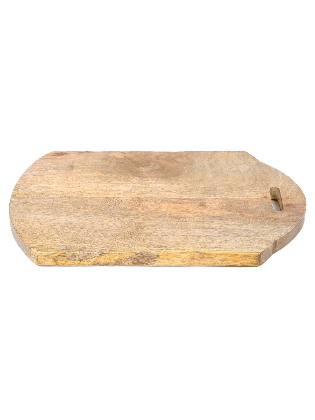 Handmade Mango Wood Chopping Board: Rustic Kitchen Decor (14x9")