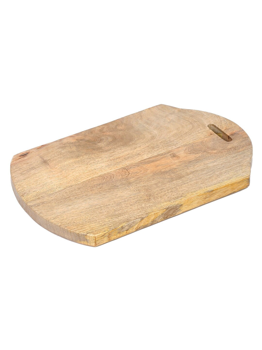 Handmade Mango Wood Chopping Board: Rustic Kitchen Decor (14x9")