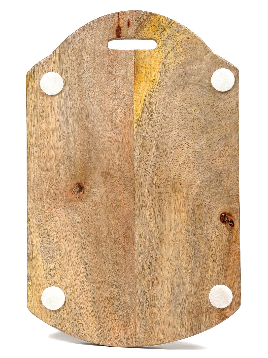 Handmade Mango Wood Chopping Board: Rustic Kitchen Decor (14x9")