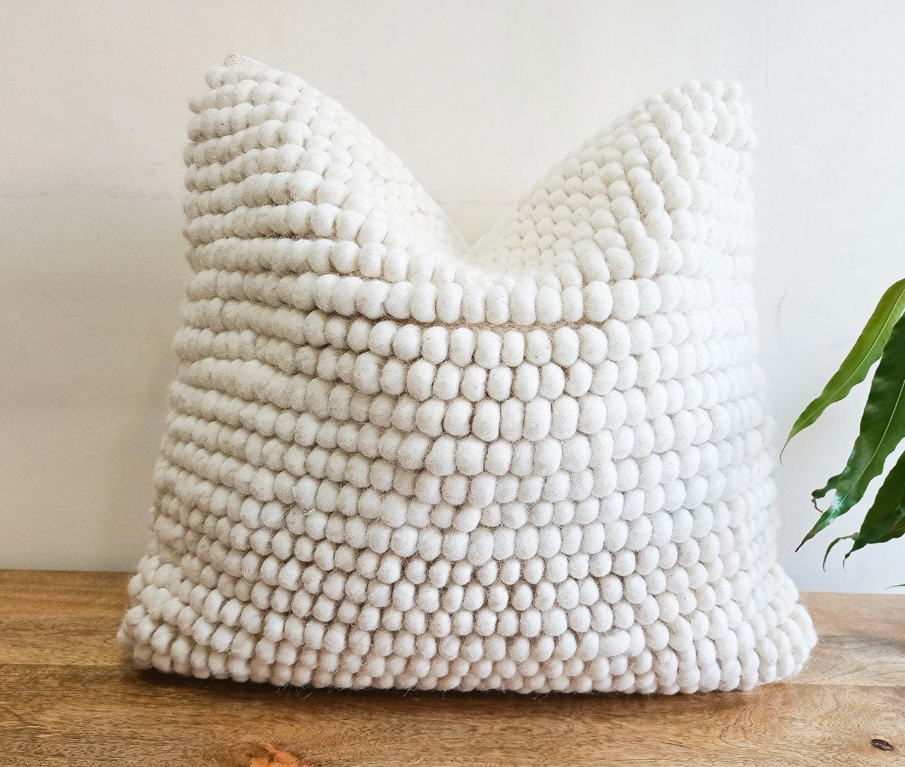 Handwoven Boho Pillow Cover Set: Textured Cotton, 20x20 & 12x20