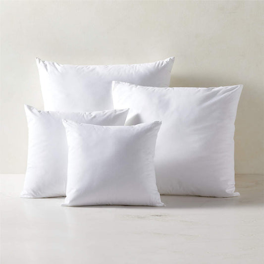 Hypoallergenic Pillow Insert | Soft Cushion Filler, Square & Lumbar