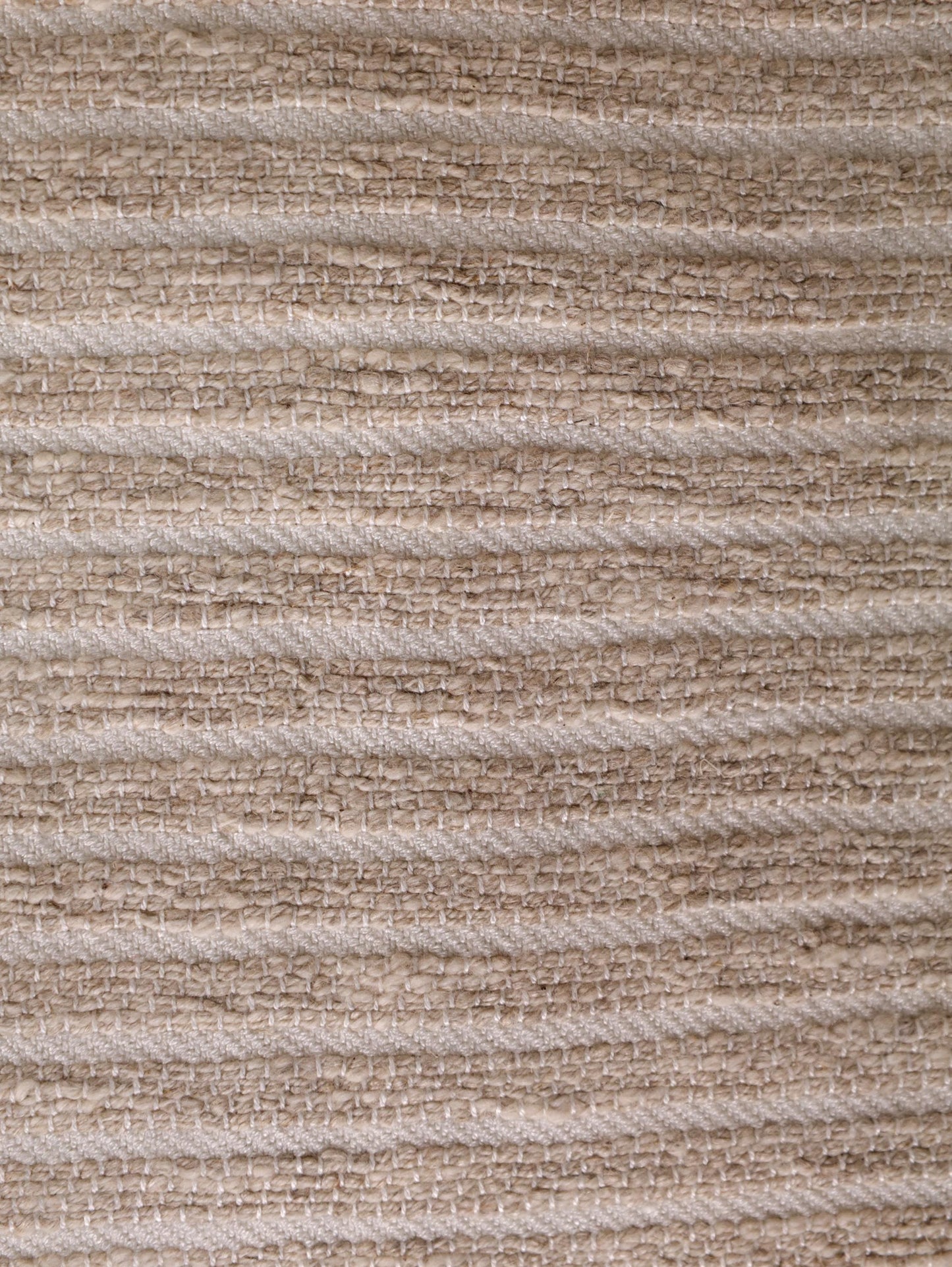 Handmade Striped Linen Pillow Cover: Neutral Boho Farmhouse Cushion